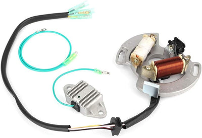 ATV Stator Magneto Coil mit Reglerzubehör Passend für Powersport-Statoren des Blaster 200 YFS200 97-