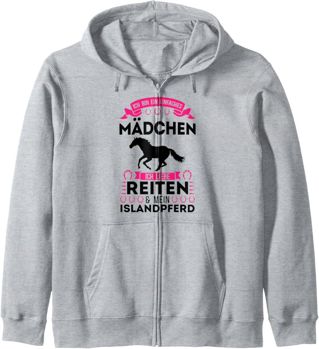 Ich liebe Reiten & mein Islandpferd Islandpferde Reiten Kapuzenjacke