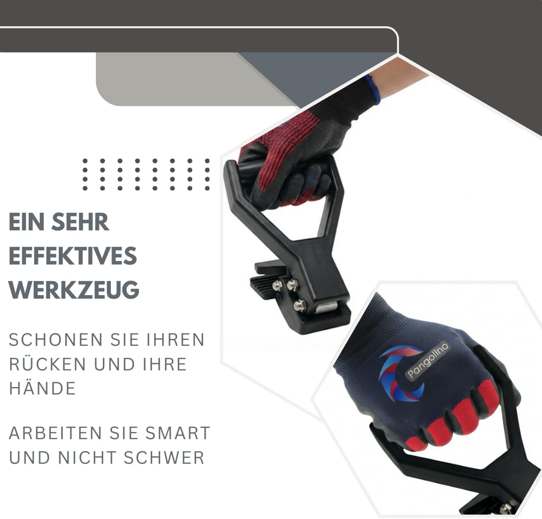 Pangolino Reissklaue | Teppich entfernen leicht gemacht | Halteklaue [90 mm] | Teppichkralle | Reiss