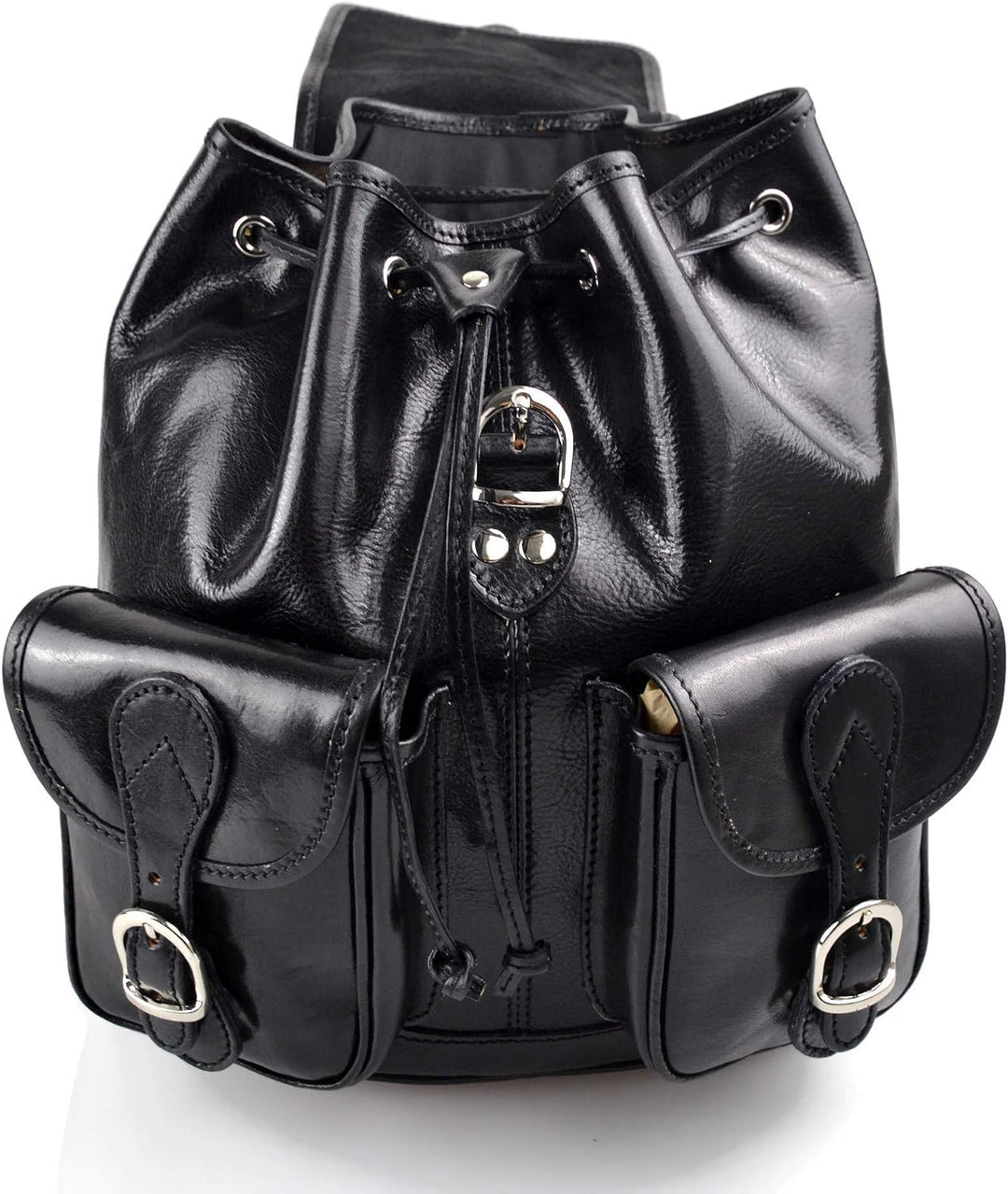 Rucksack leder schwarz rucksack damen herren reisetasche kalbsleder rucksack leder rucsack schulruck