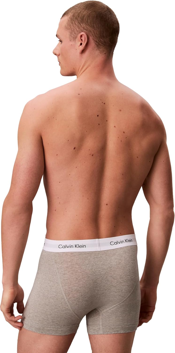 Calvin Klein Herren Trunk M Mehrfarbig (Black/White/Grey Heather), M Mehrfarbig (Black/White/Grey He
