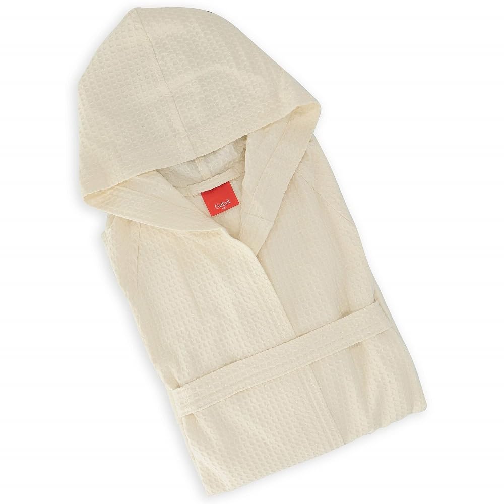 Gabel Golf Bademantel mit Kapuze, Baumwolle, 520 BEIGE, S Small 520 Beige, Small 520 Beige