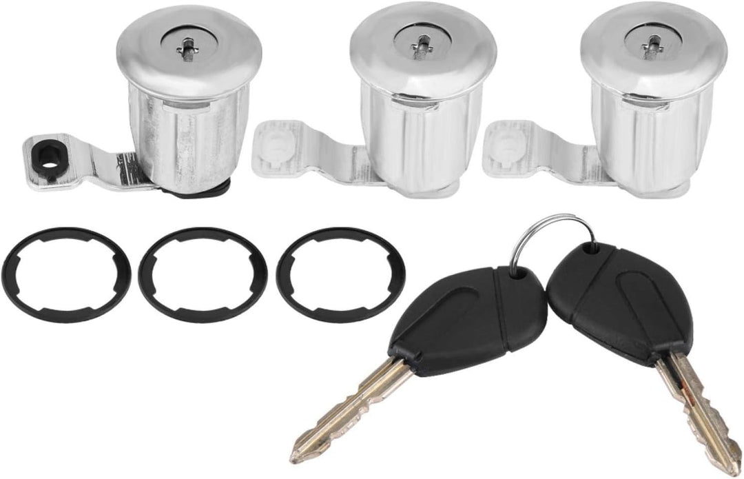252522 Autotürschloss Barrel Set mit Schlüssel Ersatz für Peugeot Partner Citroen Berlingo Xsara(#1)