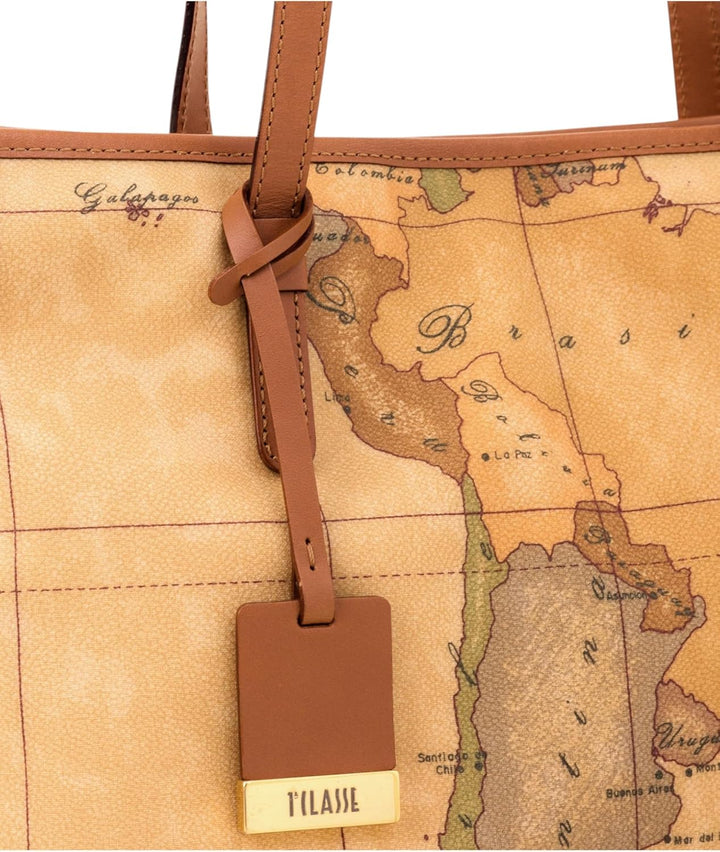 Alviero Martini 1A Classe D0046000, Damen Umhängetasche, Mehrfarbig (Naturale), 14x25x35 cm (W x H L