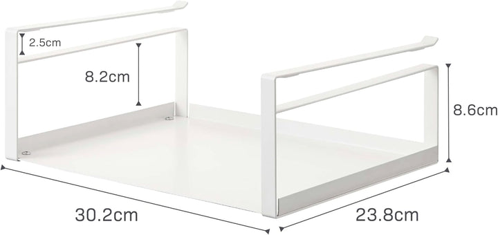 Yamazaki Home 2443 Regaleinsatz, 1 Ebene, Einheitsgrösse, Weiss