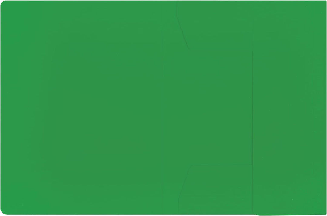 ELBA Sammel-Mappe chic, für A4, aus Karton, 3 Innenklappen, grün, 25er Pack grün Sammelmappe chic, g