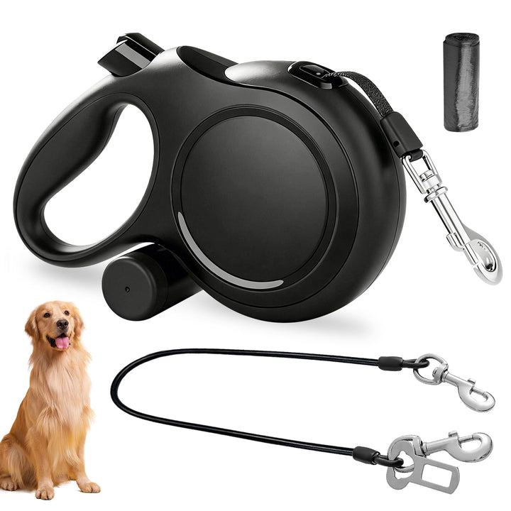 Hundeleine 8m Bissfeste, 227 * 139.5 * 53mm Einziehbare Hundeleine, Rollleine Hund, Robuste Rolllein