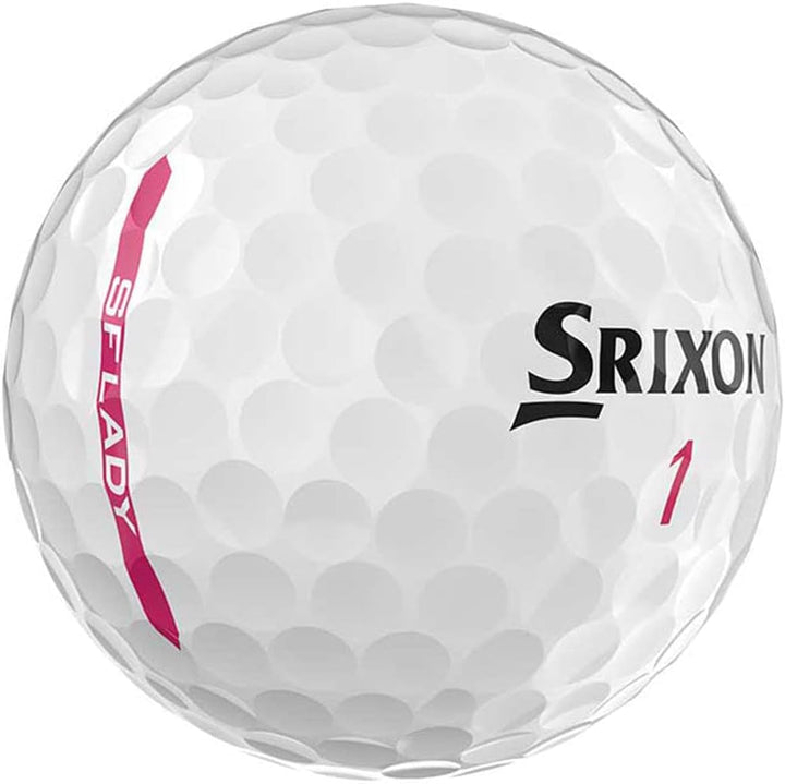 Srixon Damen-Golfbälle mit weicher Haptik Weiss, Weiss