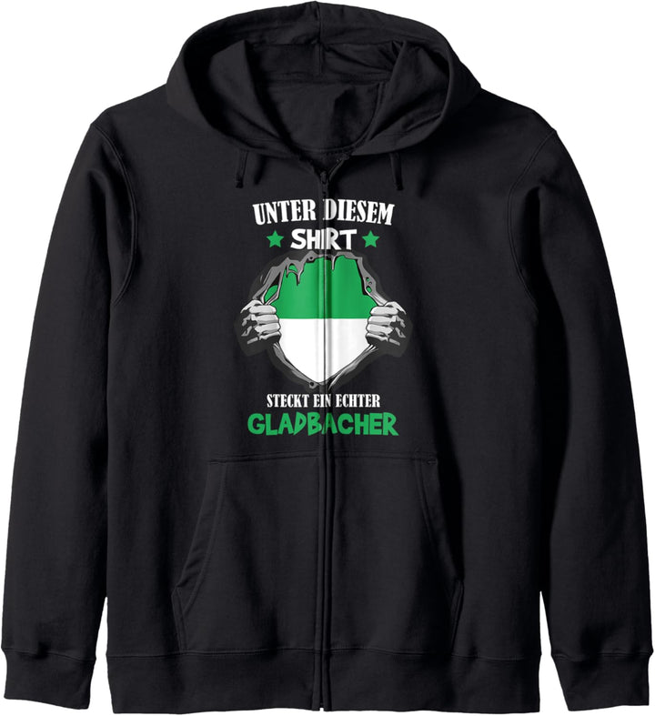 Mönchengladbach Fanartikel Gladbacher Gladbach Kapuzenjacke
