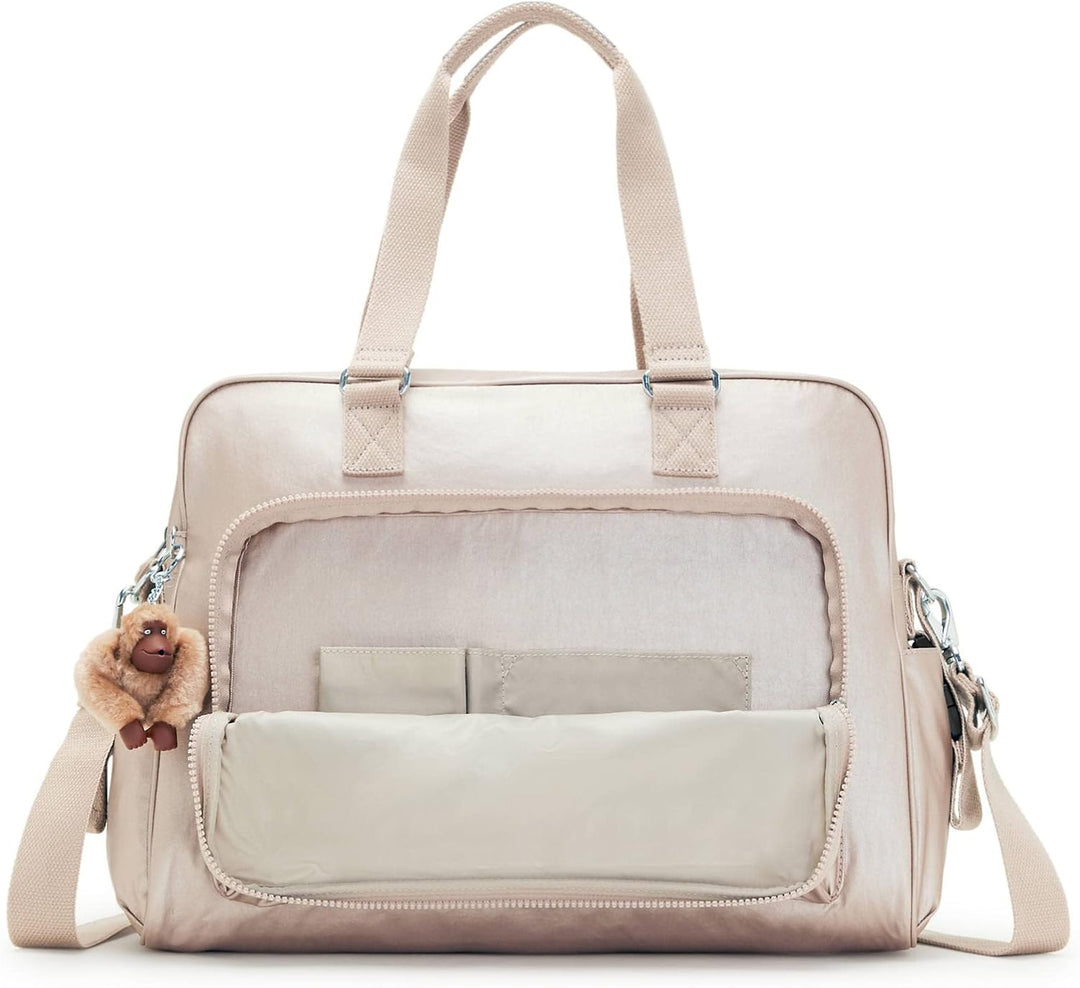 Kipling Alanna Wickeltasche, Metallic Quarz-metallic, Quarz-metallic
