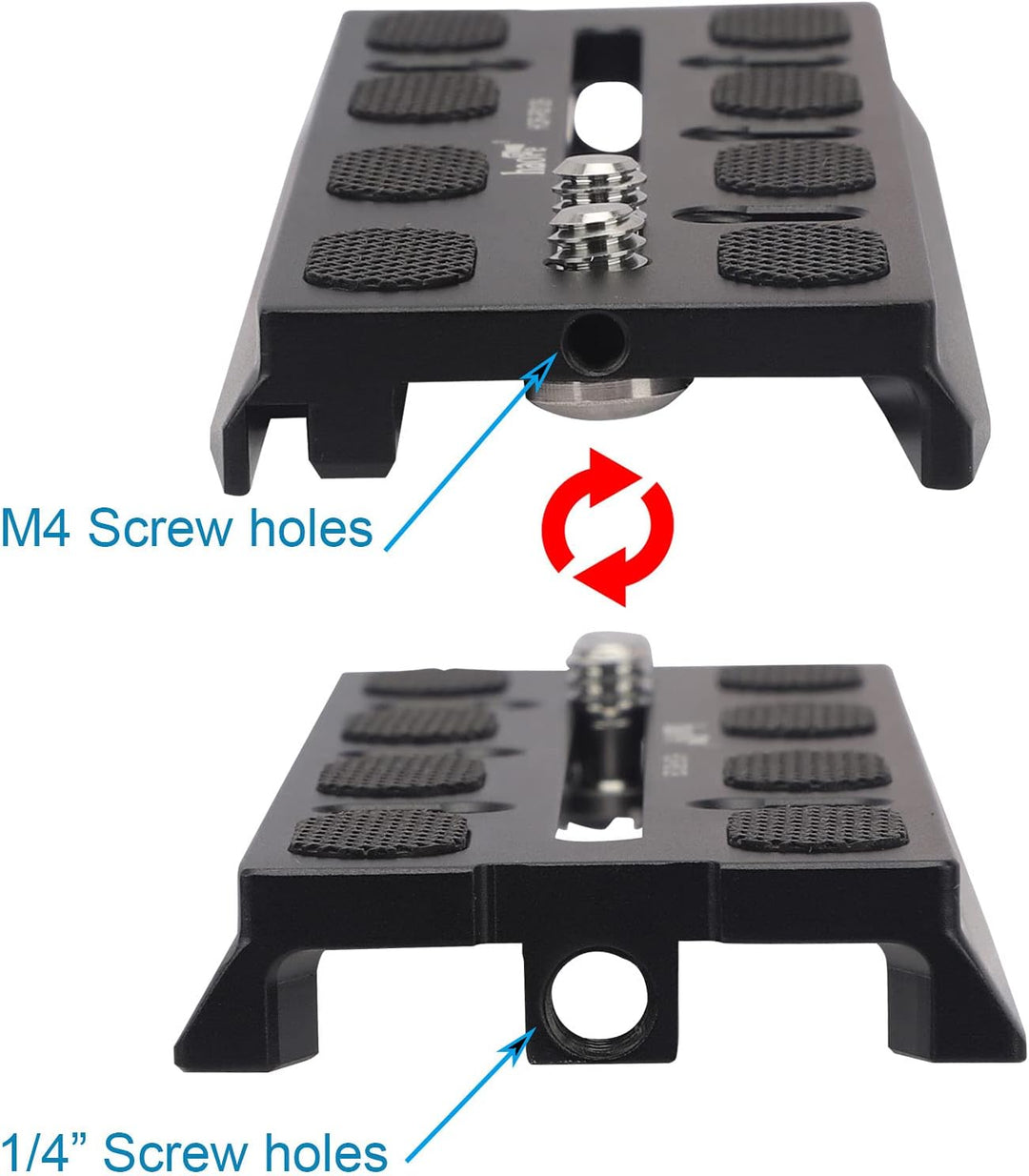 Haoge HQR-RS129 Kamera-Montage-Schnellwechselplatte für DJI Ronin-RS 2 / RSC 2 (RS2 / RSC2) Gimbal-S