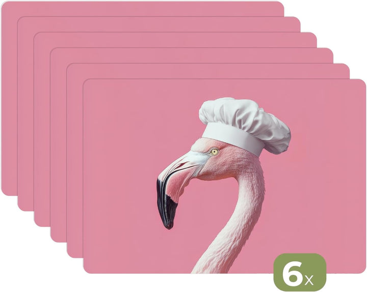 KitchenYeah© Platzsets Abwaschbar 6-Teilig 45x30 cm Tischsets Platzdeckchen rutschfeste Platzset Unt