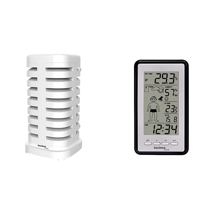 WS 9632-IT Funkwetterstation mit Schutzhülle für den mit Aussensender Bundle mit Wetterschutz, Bundl