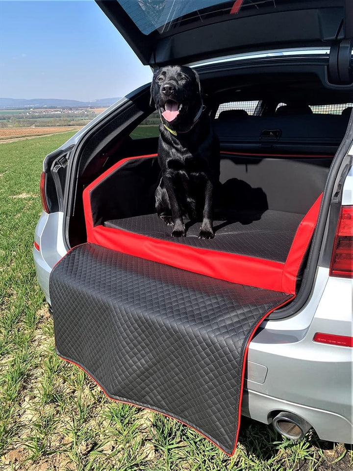 Mayaadi Home Hundebett Kofferraum Bett Travel Duo Autohundebett Schutzdecke Kunst Leder Autositz Mat