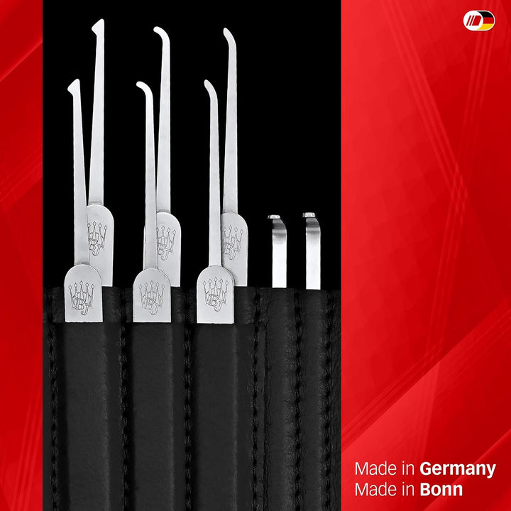 MULTIPICK ELITE 40 Profi Dietrich Set - [40 Tools | 0.4 + 0.6 mm] Made in Germany - Lockpick Tool, S