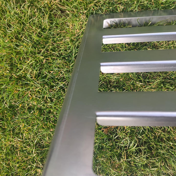 75x35 cm Edelstahl Rasenrakel – Profi Flächenebner & Leveling Rake zum Sanden, Abziehen & Einebnen |