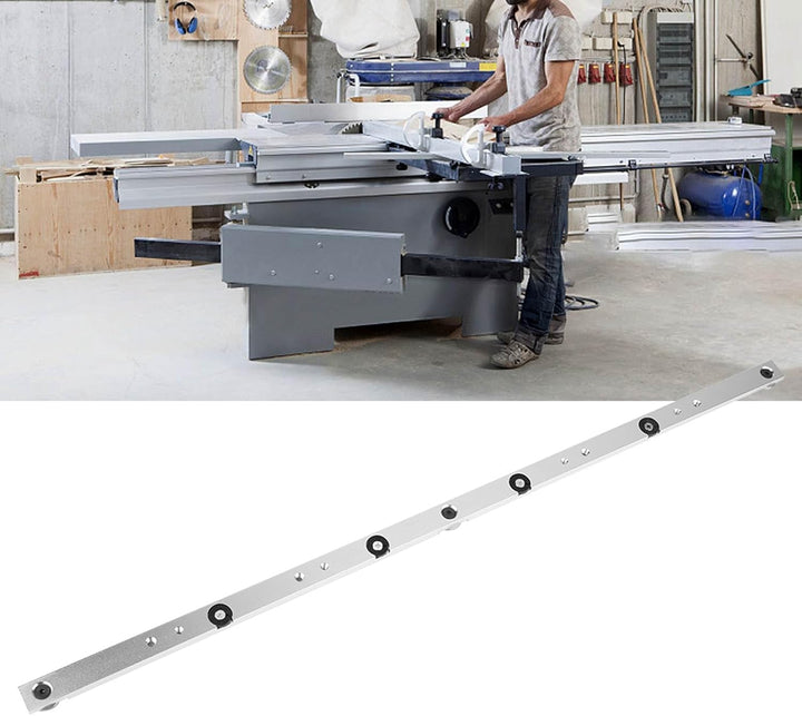 Aluminiumlegierung Schiene Gehrungsstab Tischkreissäge Spur Stange Gehrungslehre 650mm