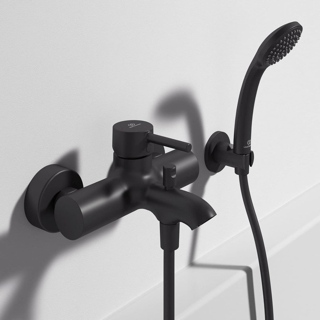 Ideal Standard BC199XG Ceraline Badearmatur Aufputz Silk Black Wanne Aufputz, Silk Black Wanne Aufpu
