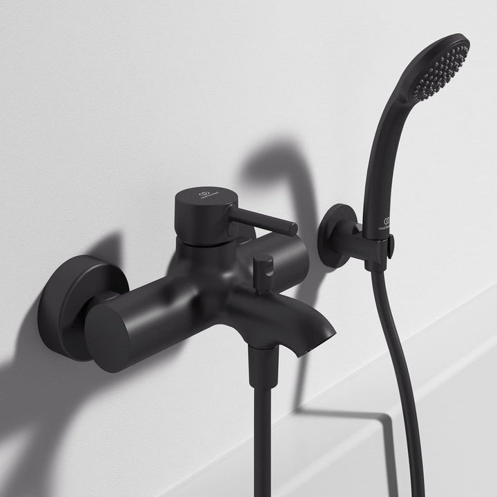 Ideal Standard BC199XG Ceraline Badearmatur Aufputz Silk Black Wanne Aufputz, Silk Black Wanne Aufpu