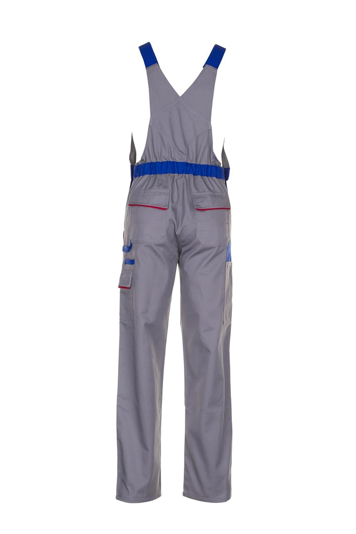 Planam Highline Herren Latzhose Zink Kornblau rot Modell 2333 Grösse 42 zink/kornblau/rot 42, zink/k
