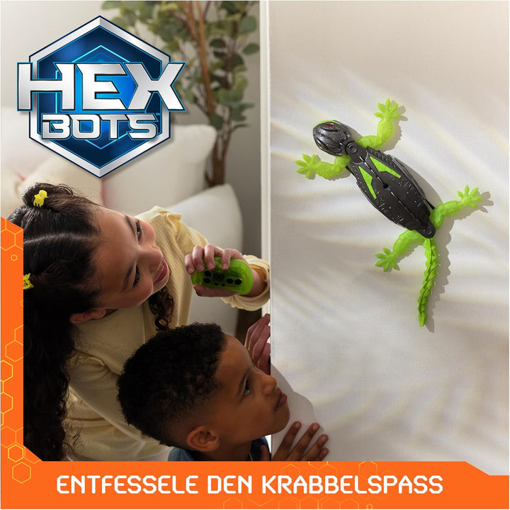 Hex Bots - Wall Crawler Gecko, ferngesteuerter Gecko, der an Wänden und Decken entlang krabbelt, mit