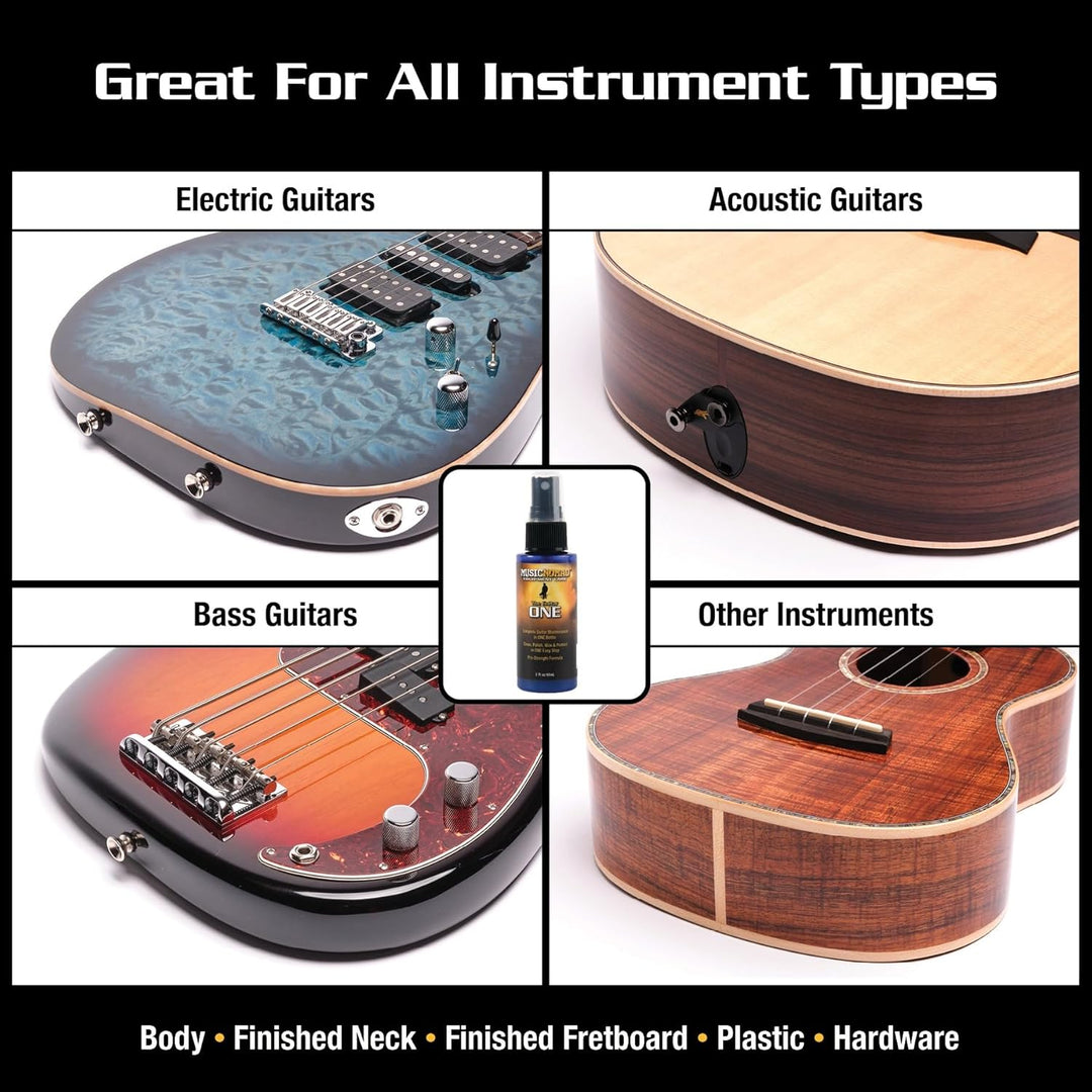 MusicNomad MN140 Premium Guitar Care 3Piece Kit Einzeln, Einzeln