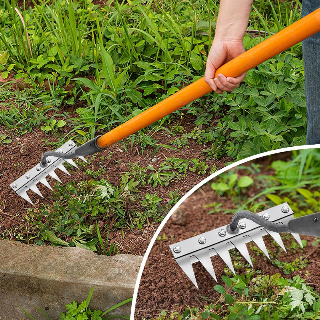 Gartenrechen, Mehrzweck Garten Unkraut Werkzeug, Unkrauthacke, Tragbare Unkraut Abzieher Werkzeug fü