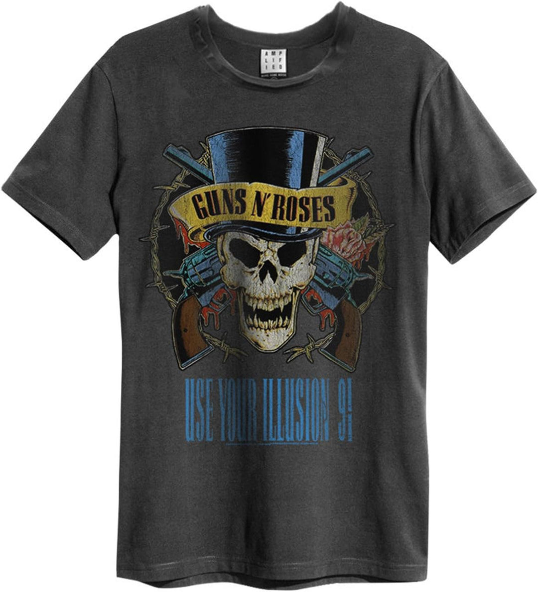 Amplified Herren T-Shirt Guns N Roses use your Illusion - charcoal S Charcoal, S Charcoal