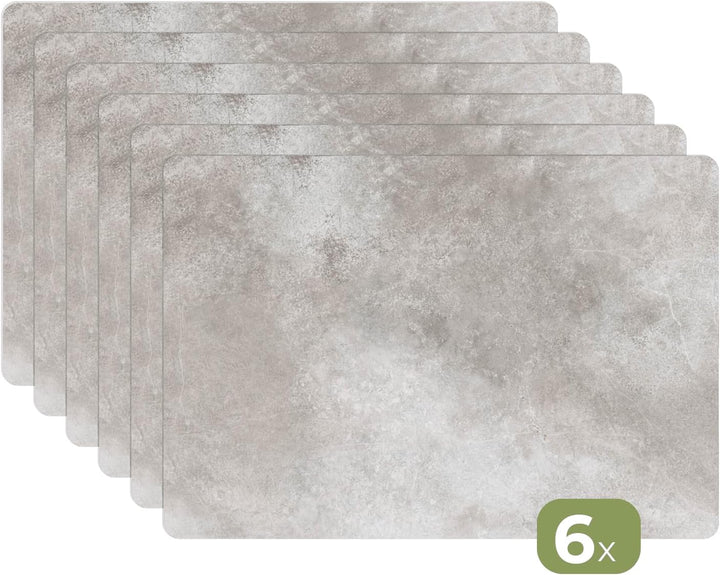 KitchenYeah© Platzsets Abwaschbar 6-Teilig 45x30 cm Tischsets Platzdeckchen Platzset Unterlage Tisch