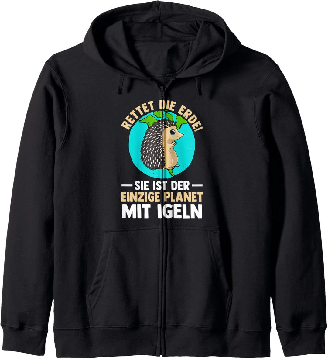Umweltschutz Igel Kapuzenjacke