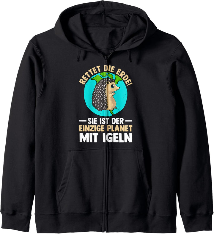 Umweltschutz Igel Kapuzenjacke