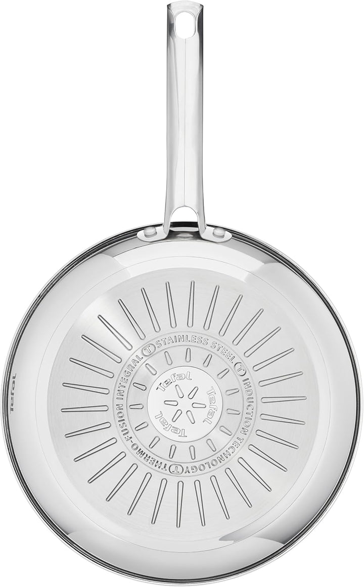 Tefal Duetto On Pfannen-Set, 3-tlg. 20/24/28 cm, Go Ceram keramische Antihaftbeschichtung, Thermo-Si