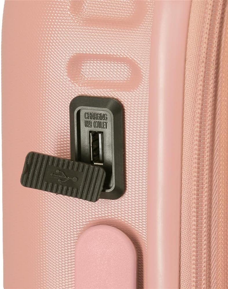 Pepe Jeans Chest Kabinentrolley, rosa, 40 x 55 x 20 cm, starr, ABS-Verschluss, integriert, 37 l, 2,7