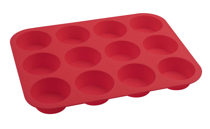 Dr. Oetker Muffinform 12er Cups 34 x 26 x 3 cm FLEXXIBLE LOVE, Silikonfrom für Muffins, Backform aus