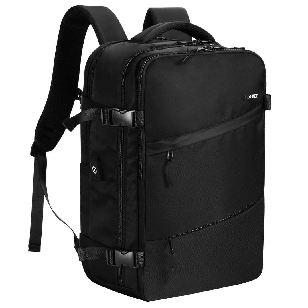 HOMIEE Reiserucksack Damen Herren Handgepäck Rucksack 40L Flugzeug Travel Backpack Reisen Casual Sch