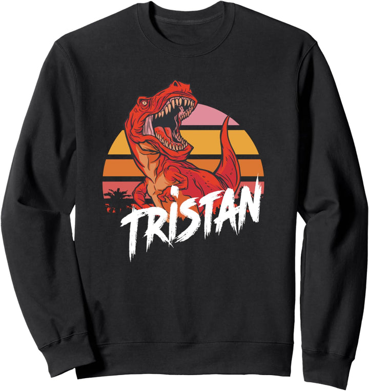 TRISTAN - Schöner Jungen Name mit coolem TREX Sweatshirt