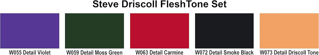 Wicked Colors Steve Driscoll Flesh Airbrush Set, 57 g Wicked Colors Flesh Tone Set, Wicked Colors Fl