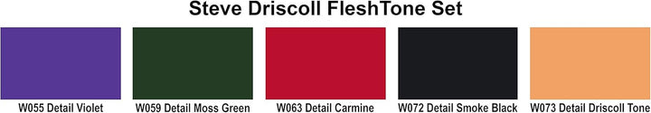 Wicked Colors Steve Driscoll Flesh Airbrush Set, 57 g Wicked Colors Flesh Tone Set, Wicked Colors Fl