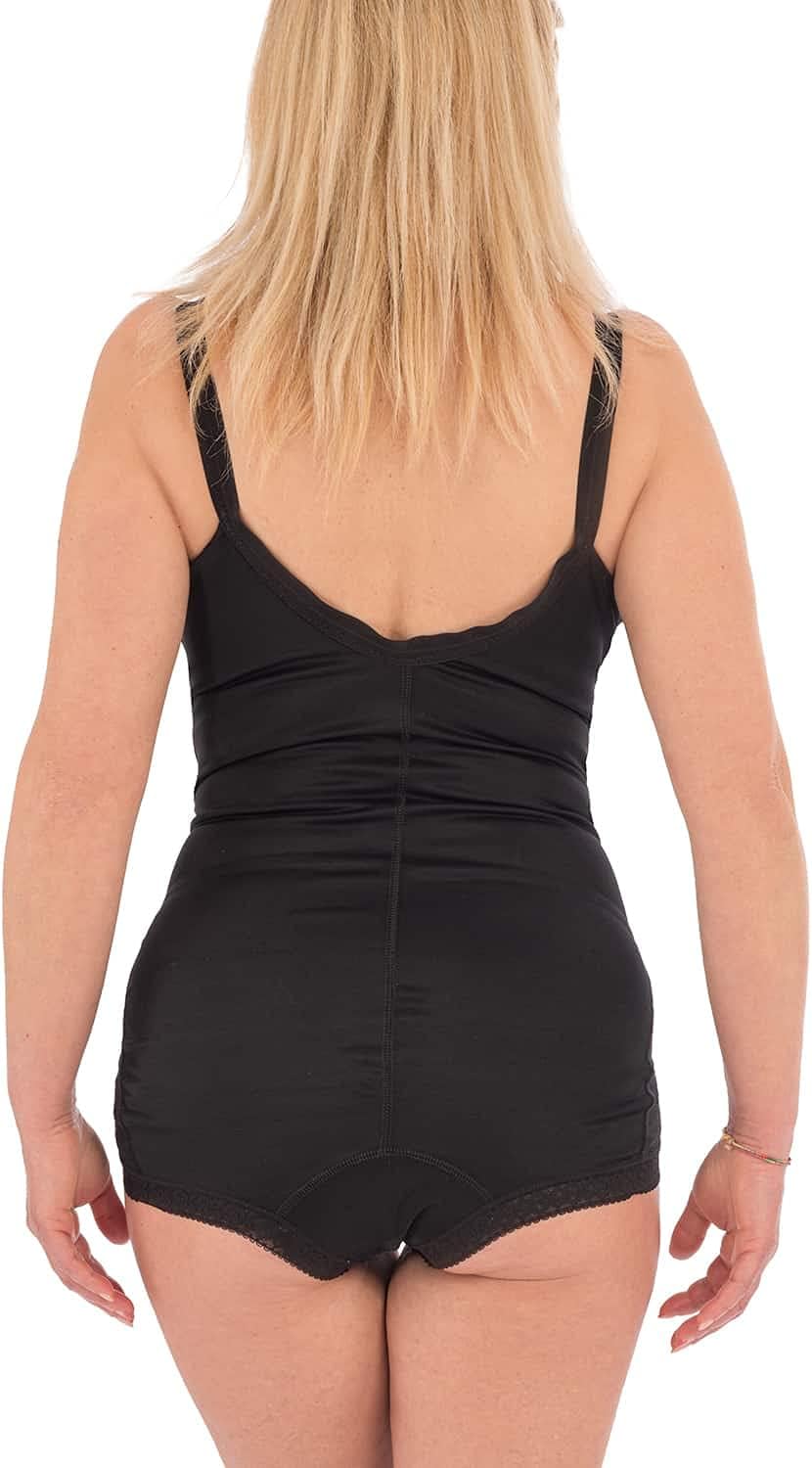 BODYPERFECT Body damen elegant Shapewear body damen Miederbody stark formend Made in Italy Schwarz 3