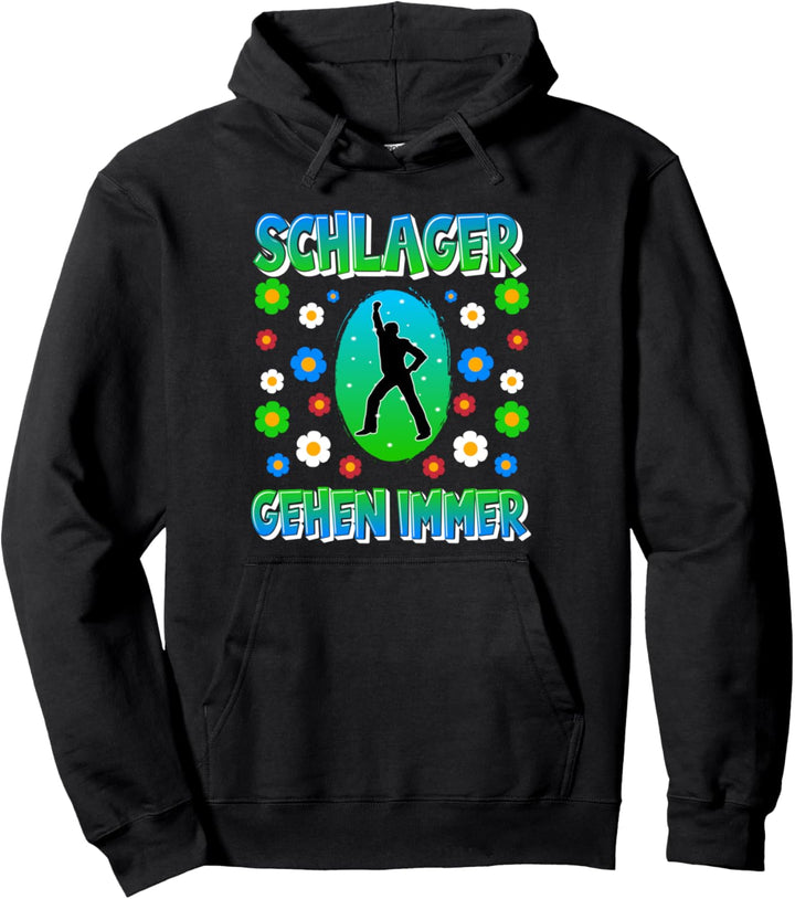 Schlager Kostüm - Outfit Schlagerparty Retro Schlager Pullover Hoodie