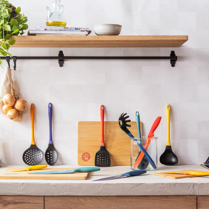 MasterChef Messer Set, Küchen Messerset ink. Kochmesser, Gemüsemesser, Schälmesser, Schneidemesser &
