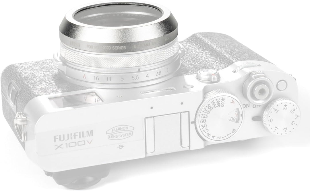 NiSi 49mm Black Mist 1/4 Filter für Fuji X70 / X100 / X100S / X100F / X100T / X100V - Silber Silber