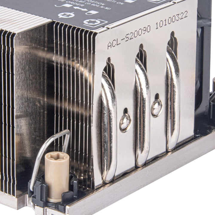SilverStone Technology XE02-4189S, 2-HE-SFF-Server/Workstation-CPU-Kühler für Sockel Intel LGA4189,