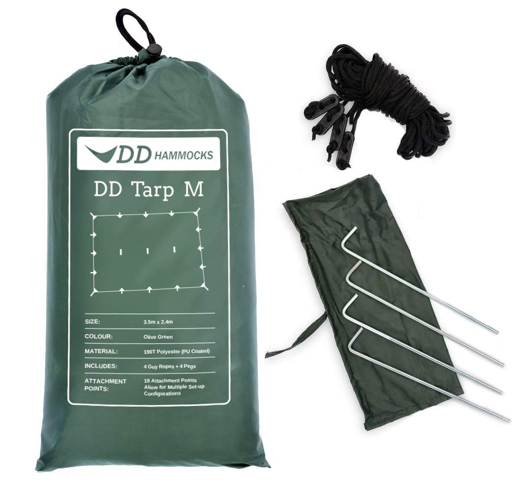 DD Tarp M Plane – vielseitige, leichte Armee-Plane Olivgrün, Olivgrün