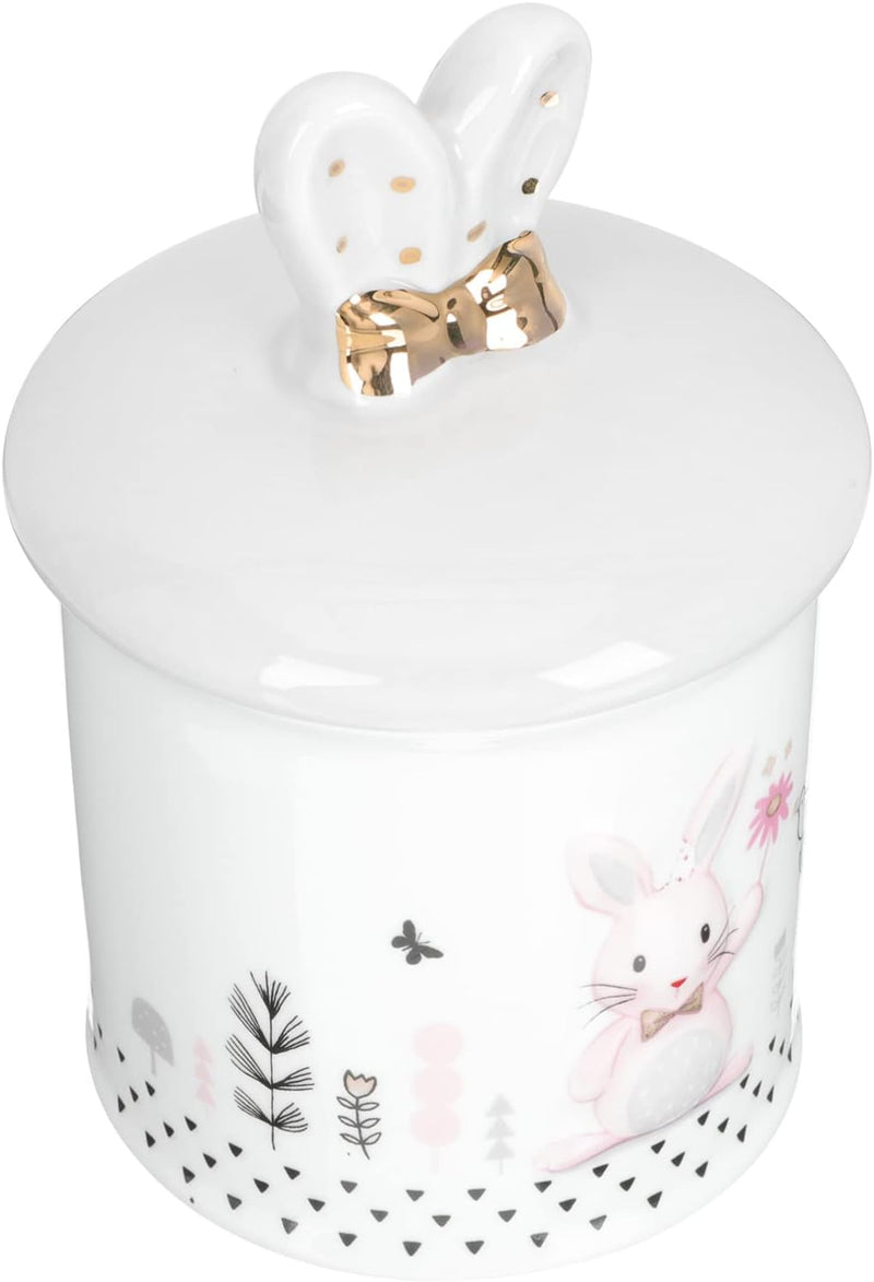 Angoily Kaninchen Luftdichtes Glas Hase Bonbonglas Bonbonbehälter Glas Bonbongläser Mit Deckel Kaffe