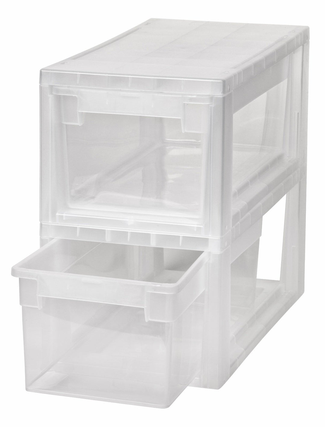 2 Stück Schubladenboxen mit Nutzvolumen 7 Liter pro Box. Passend für z.B. Socken, Krawatten, CDs und