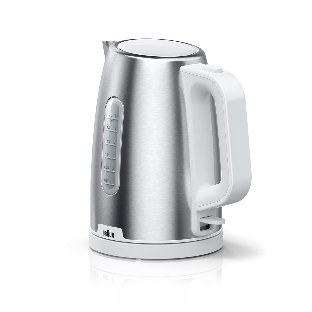 Braun PurShine Wasserkocher WK1500 WH – Teekocher mit 360° Basis, Abschaltautomatik, 1,7 L Füllmenge