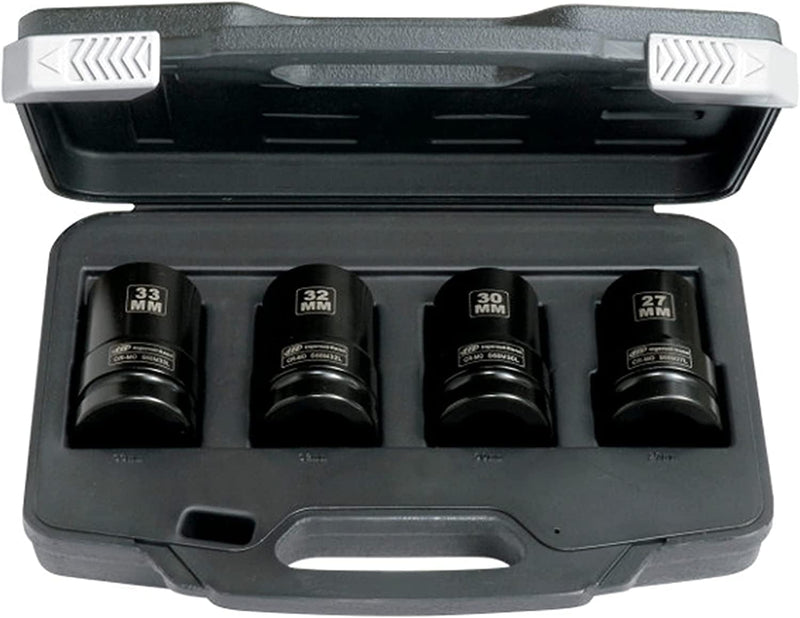 Ingersoll Rand, SK8M4LN, 1"-Antrieb metrische universal Steckschlüssel, 4er Set 1" Long 1" Long, Soc