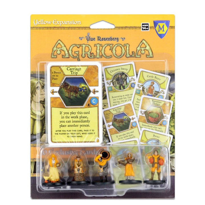 Mayfair Games Europe MFG72257 Agricola Game Expansion: Yellow (5 Figures), Mehrfarbig