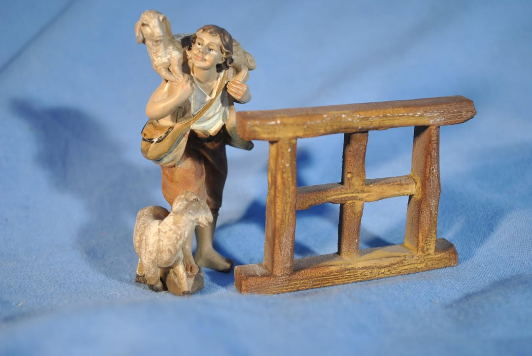 menta-modellbau 2 x Fenster Almstadl für die alpenländische Krippe, Krippenbau, Braun, Holz, Natur,
